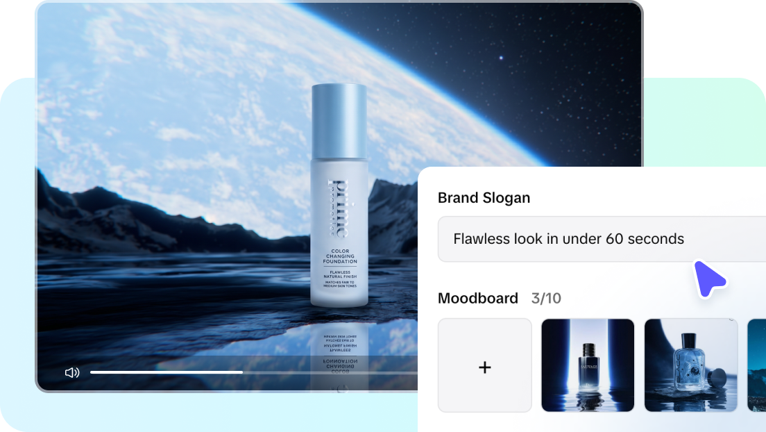 Shape the story with slogan and mood