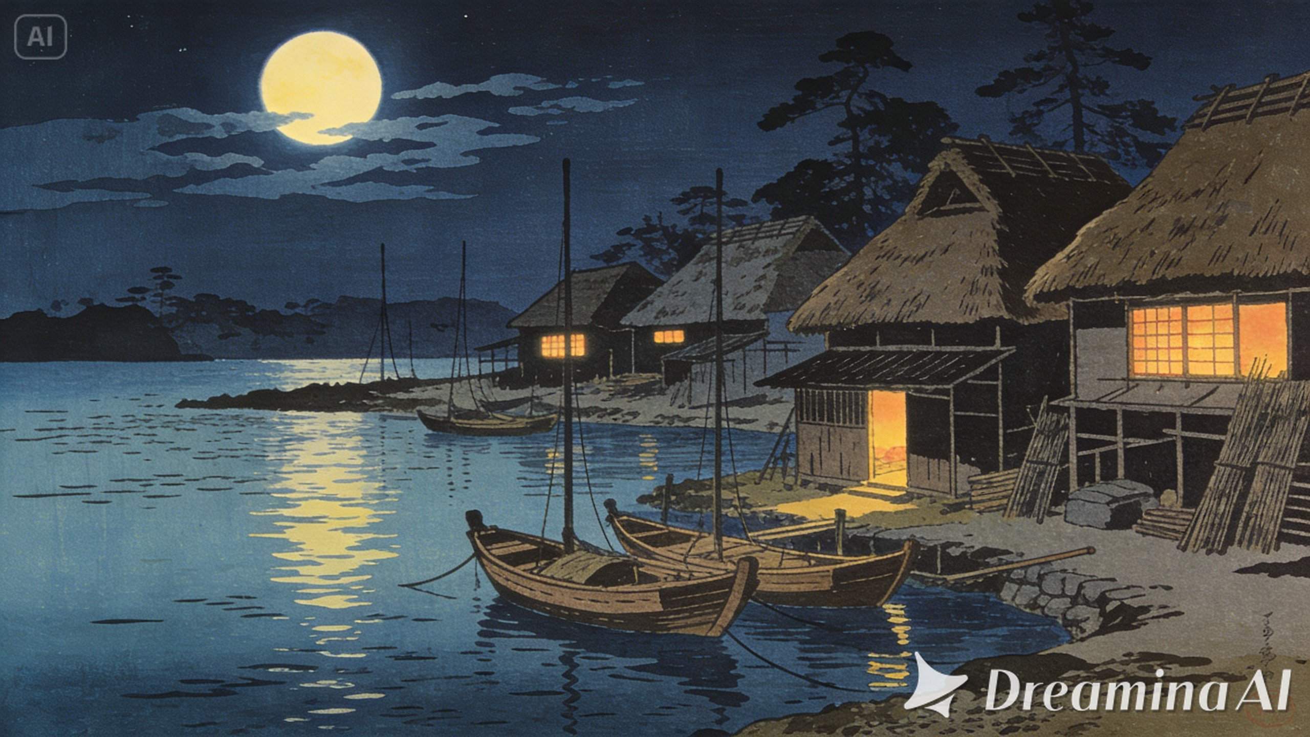 Moonlight village