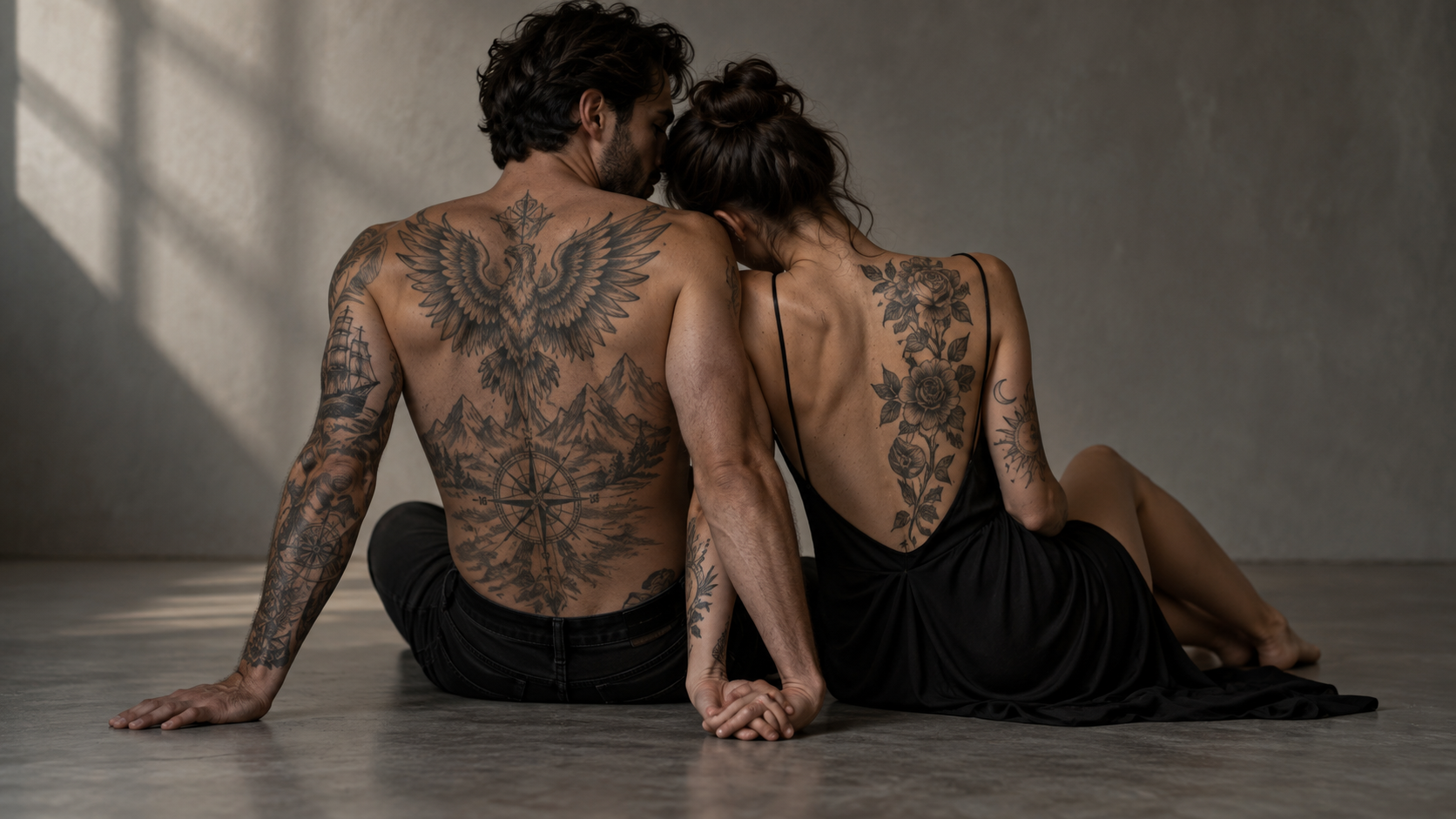an editorial tattooed couple portrait feature 2