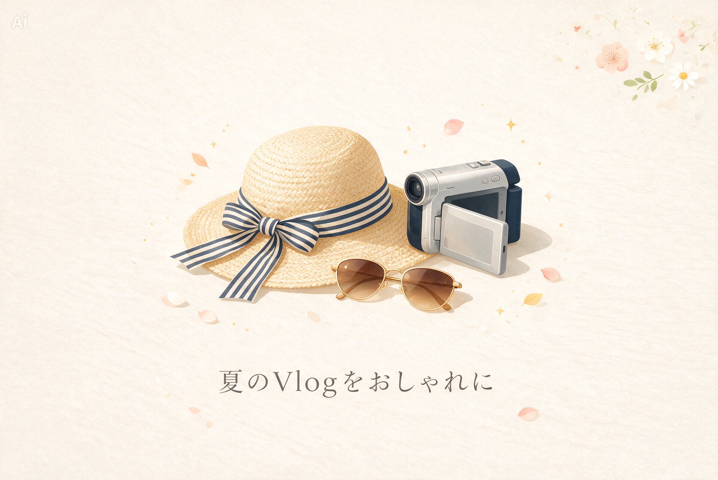 夏のVlogをおしゃれにまとめる方法のバナー画像