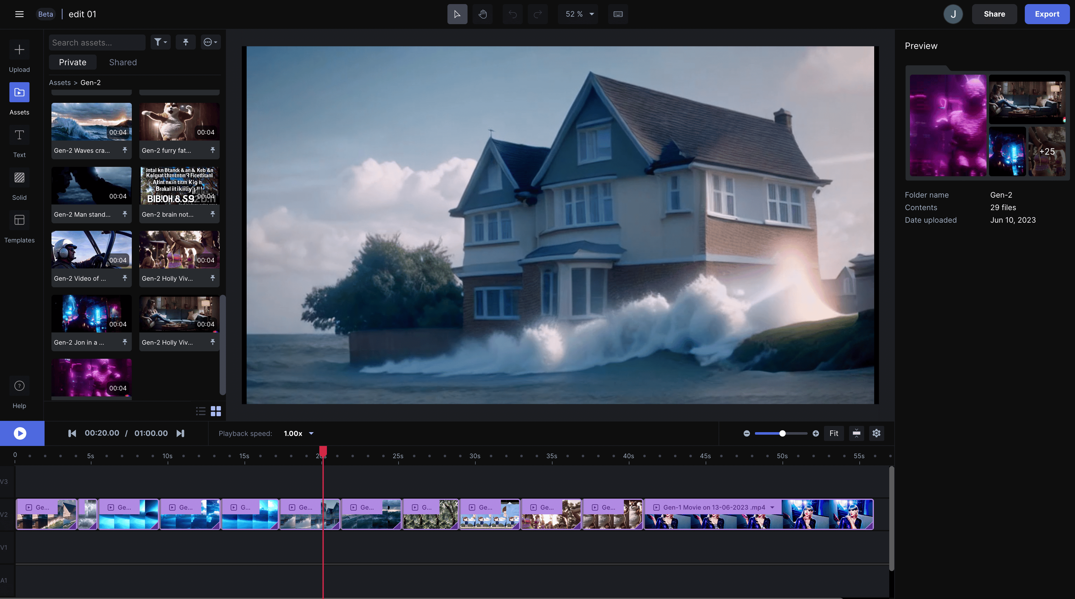 Runwa bild till video AI generator