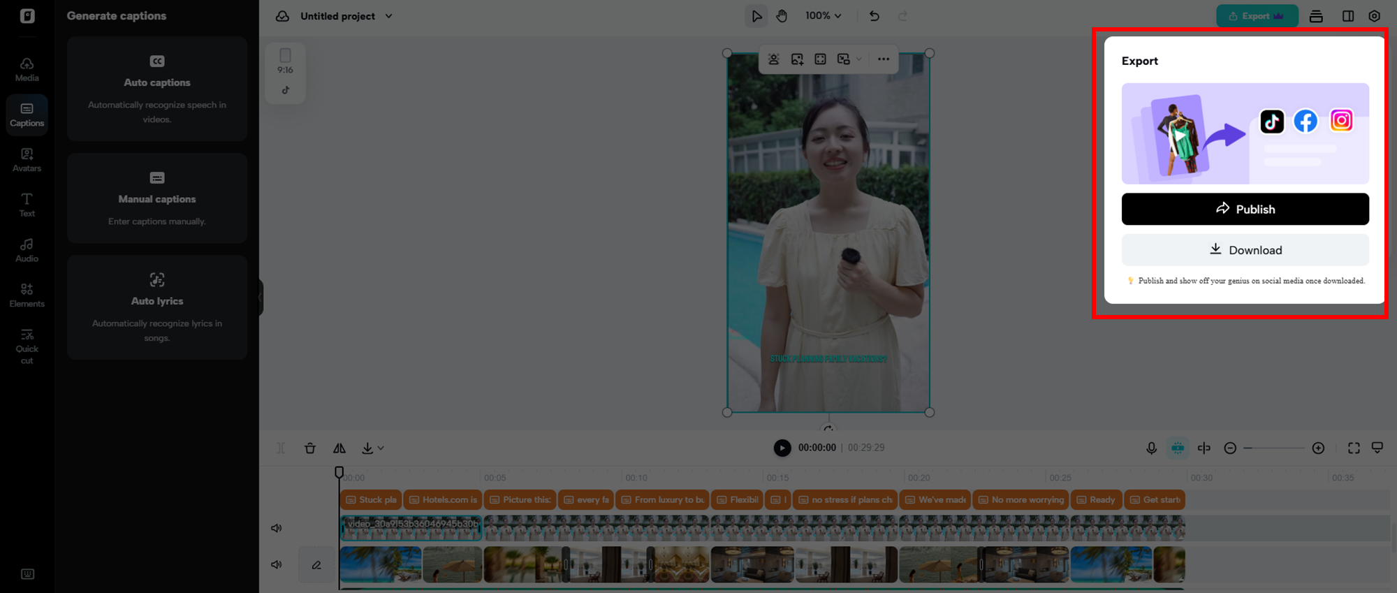 Download your video