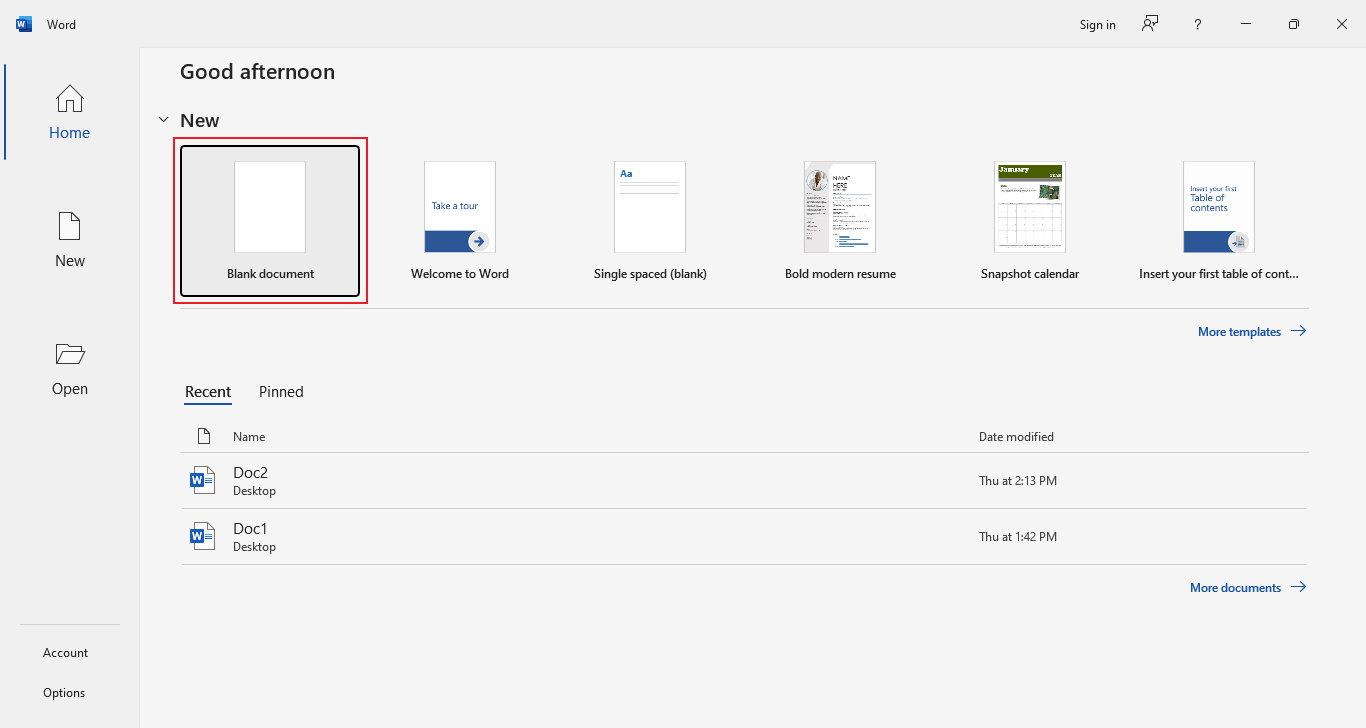 how to create memo in word