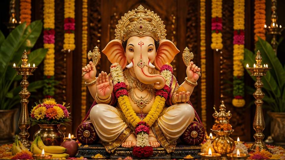 Telugu Ganesh AI Prompt hero visual