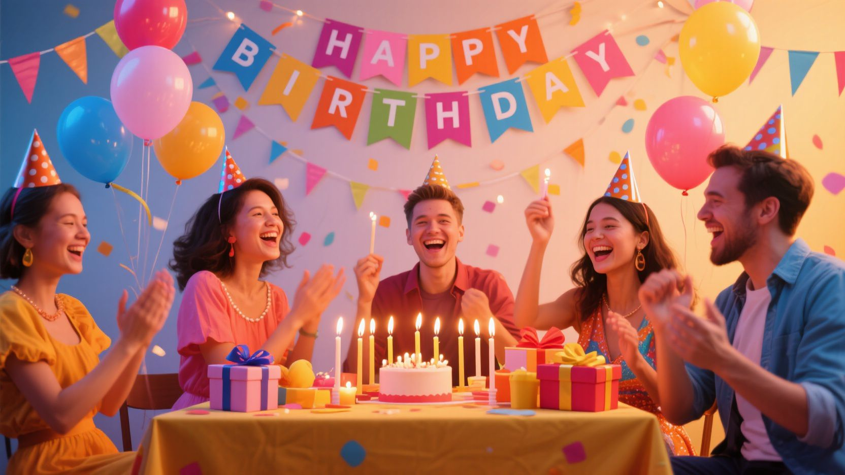 Video de cumpleaños generado por IA