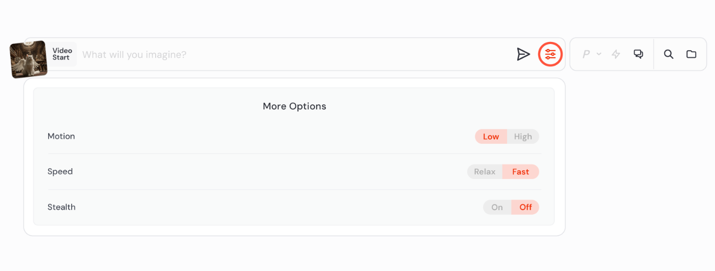 Установите видео на видеомодель Midjourney V1