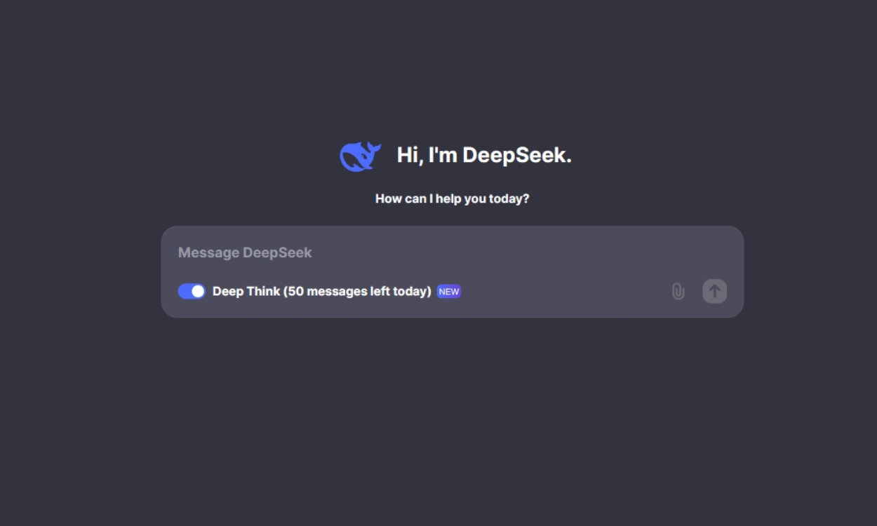 Bắt đầu cuộc trò chuyện với DeepSeek AI chatbot