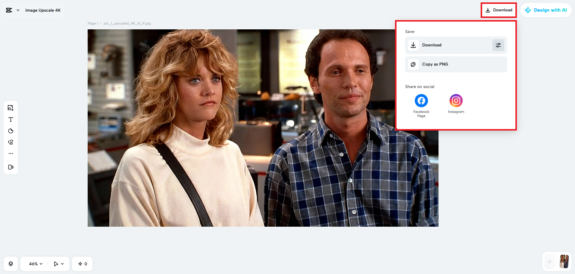 Download or publish the image