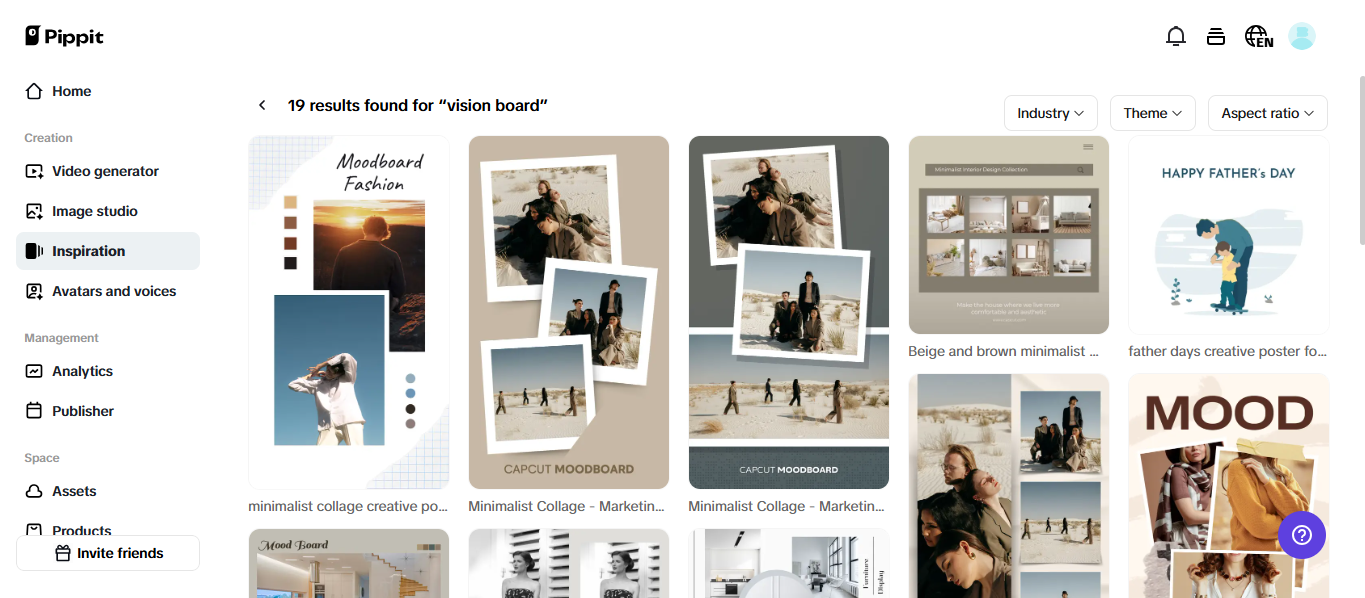 Modelos de quadro de visão