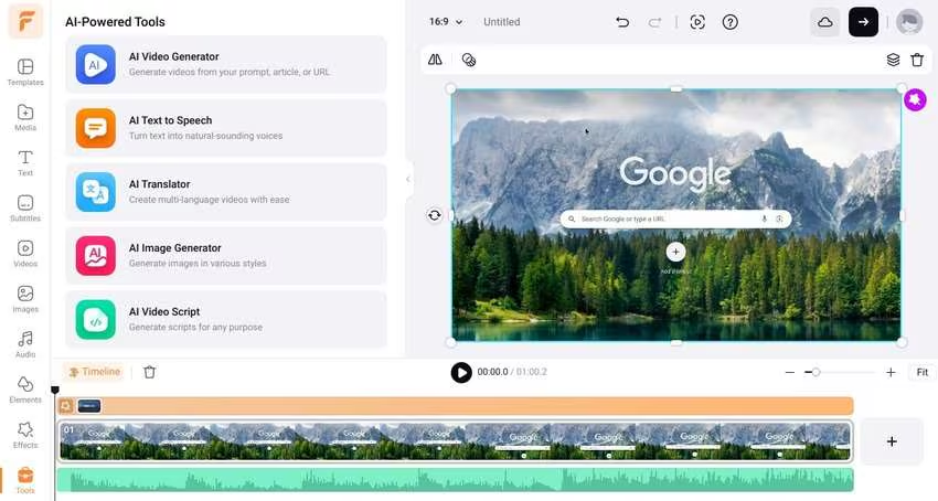 Editing the recorded video