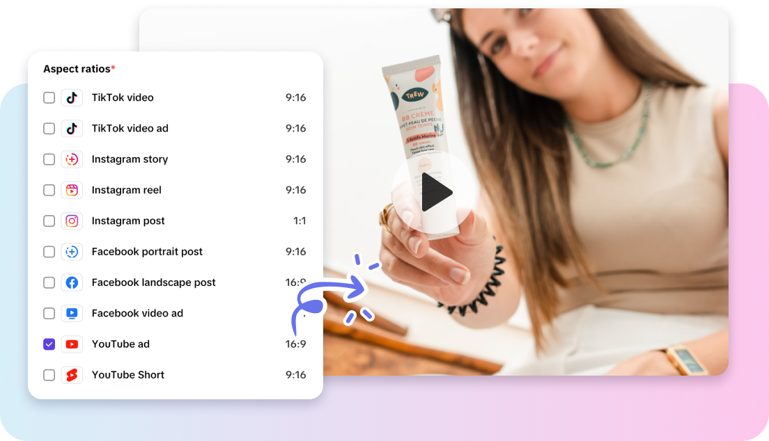Videolarınızı herhangi bir platform için video kırpıcı kullanarak otomatik kırpın