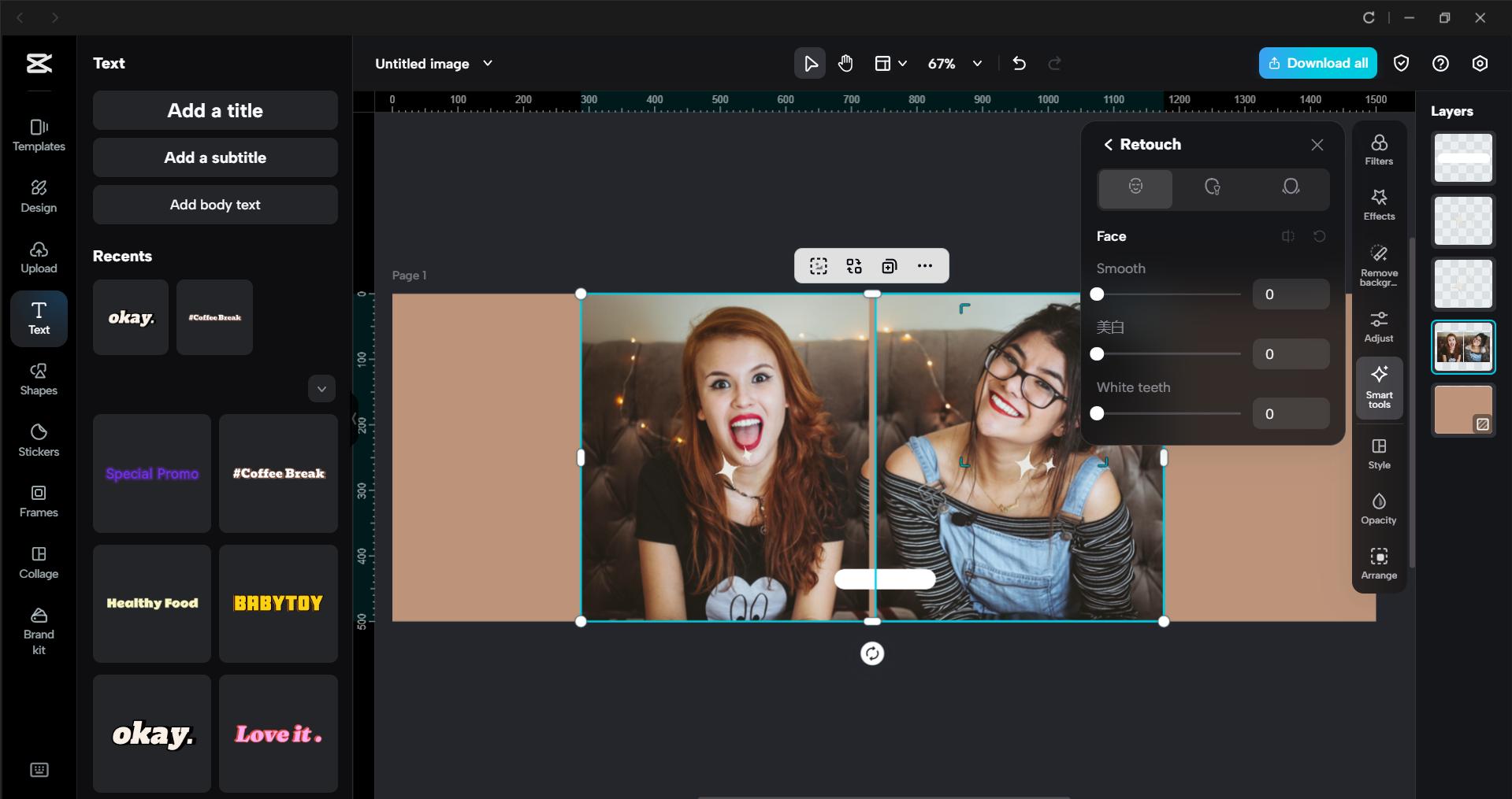 Interfaz del CapCut editor de video de escritorio: una forma rápida de crear encabezados estéticos de Twitter