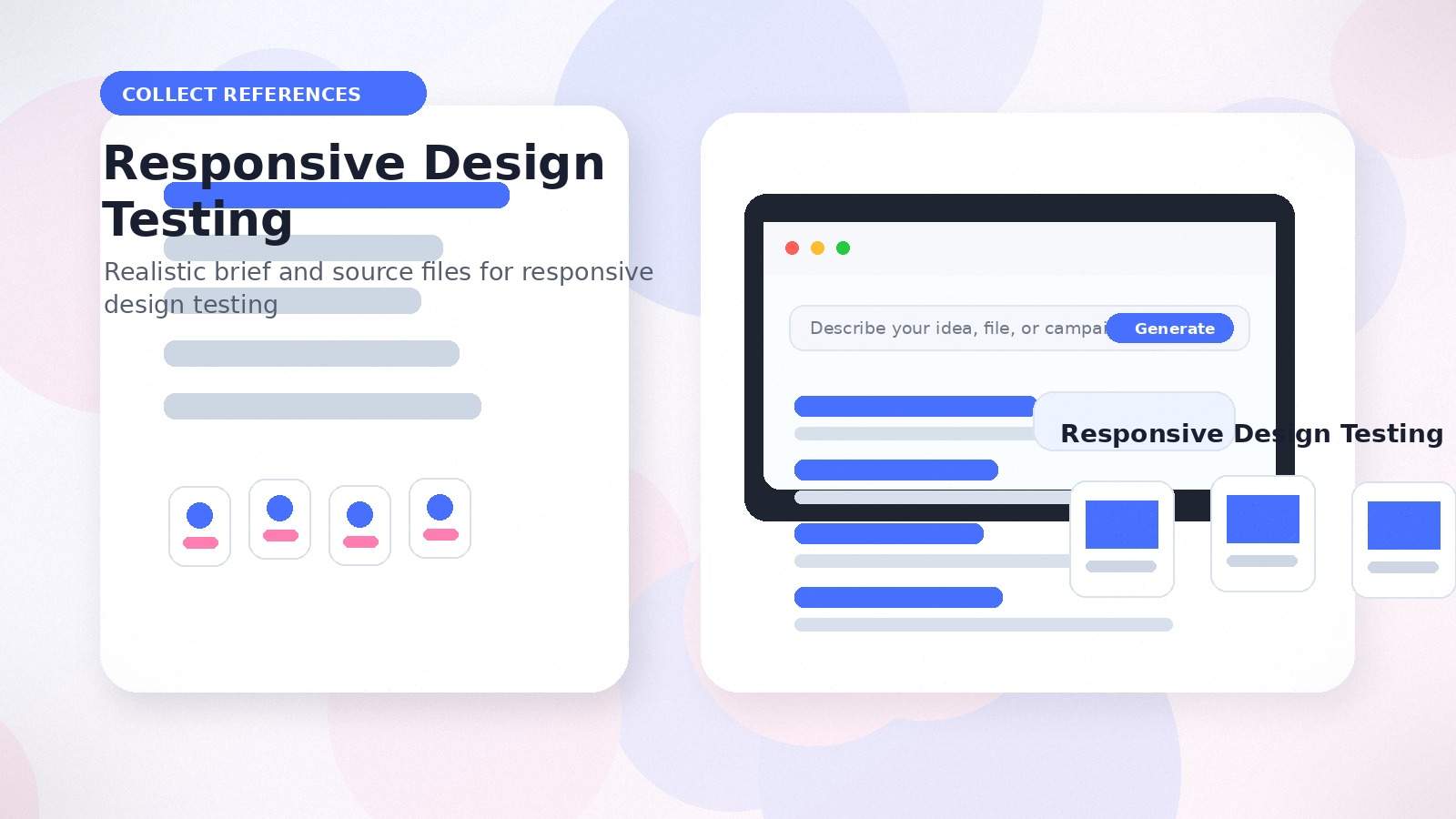 Responsive Design Testing realistic collect references visual for responsive design testing