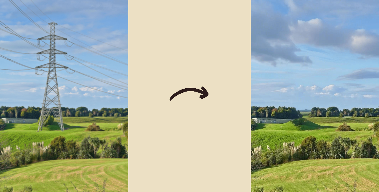 Eliminar objetos no deseados de las imágenes