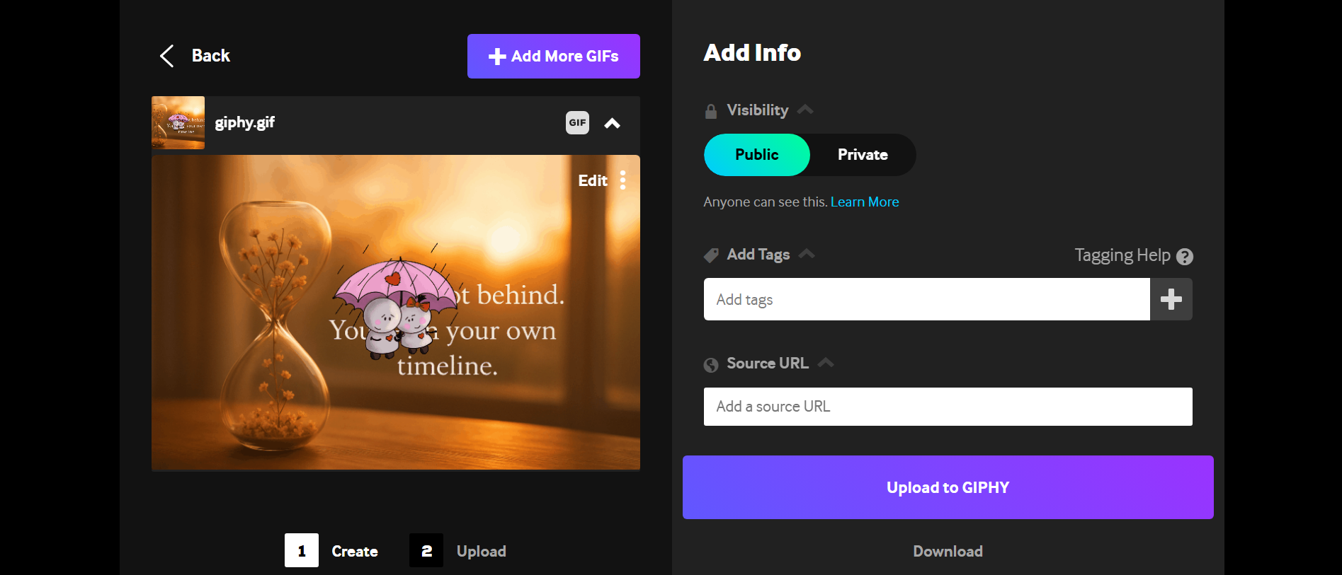 Funny thanksgiving GIF Giphy homepage