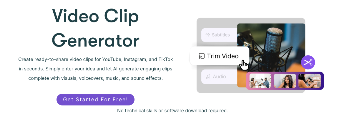 Pictory AI Clip Generator