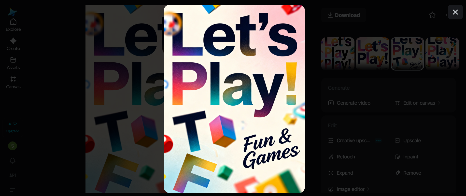 Typography poster design ideas: Playful typography