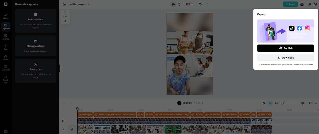 Export your video
