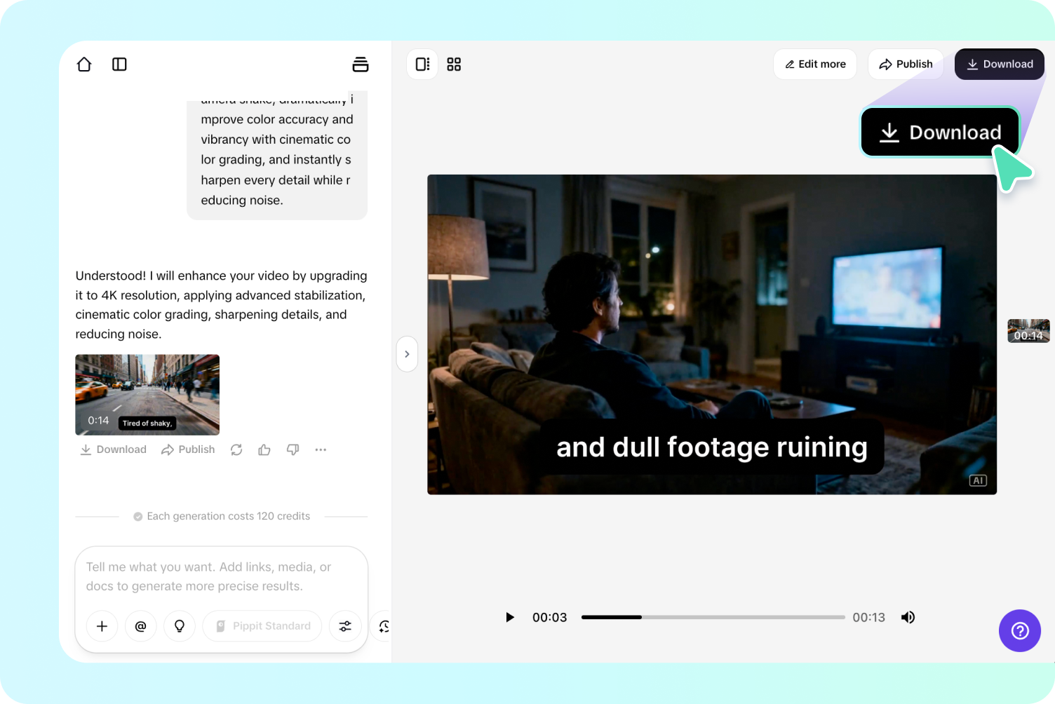 Export & share video