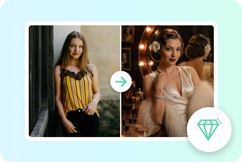 Retouch pin-up portraits for a cleaner look