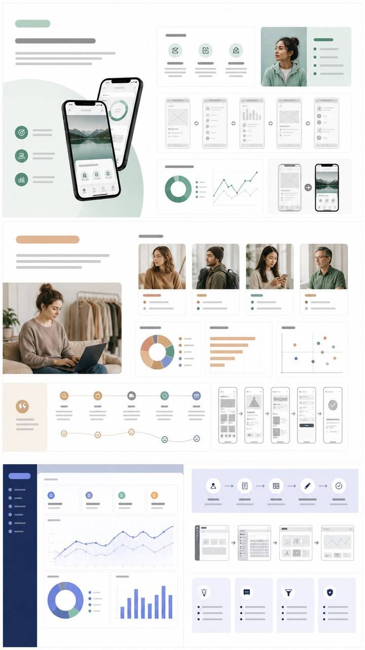 user experience case study template mobile hero