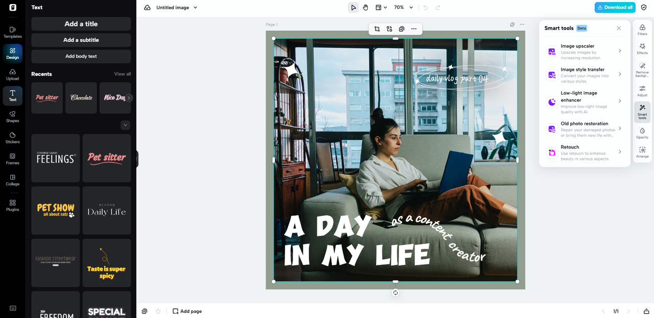 Customize the template