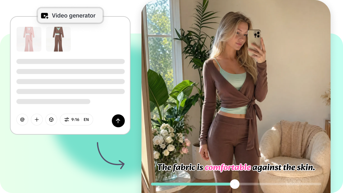 Create ads from product links or visuals