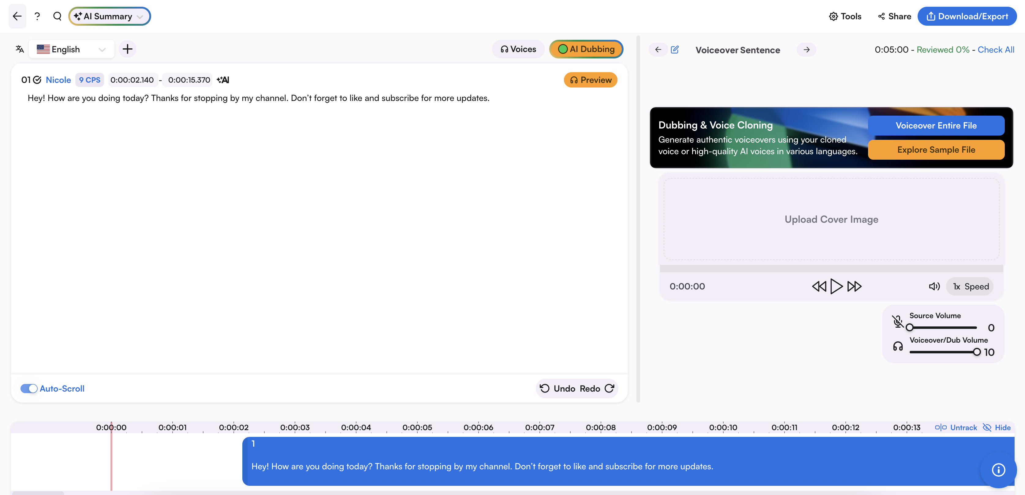 Maestra AI 日漫少女語音生成器