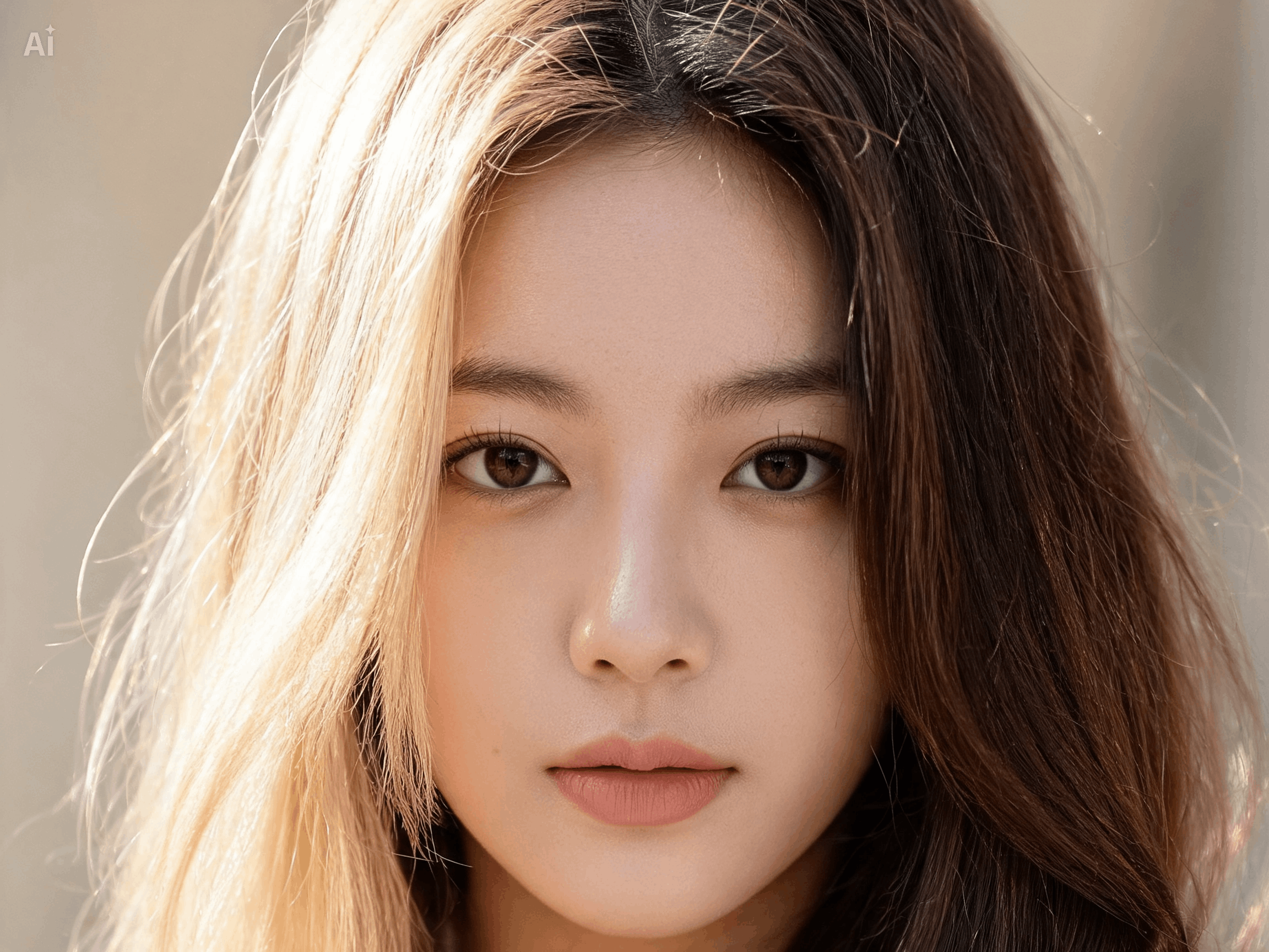 Dark Brown Hair Filter for Natural Portrait Color Changes