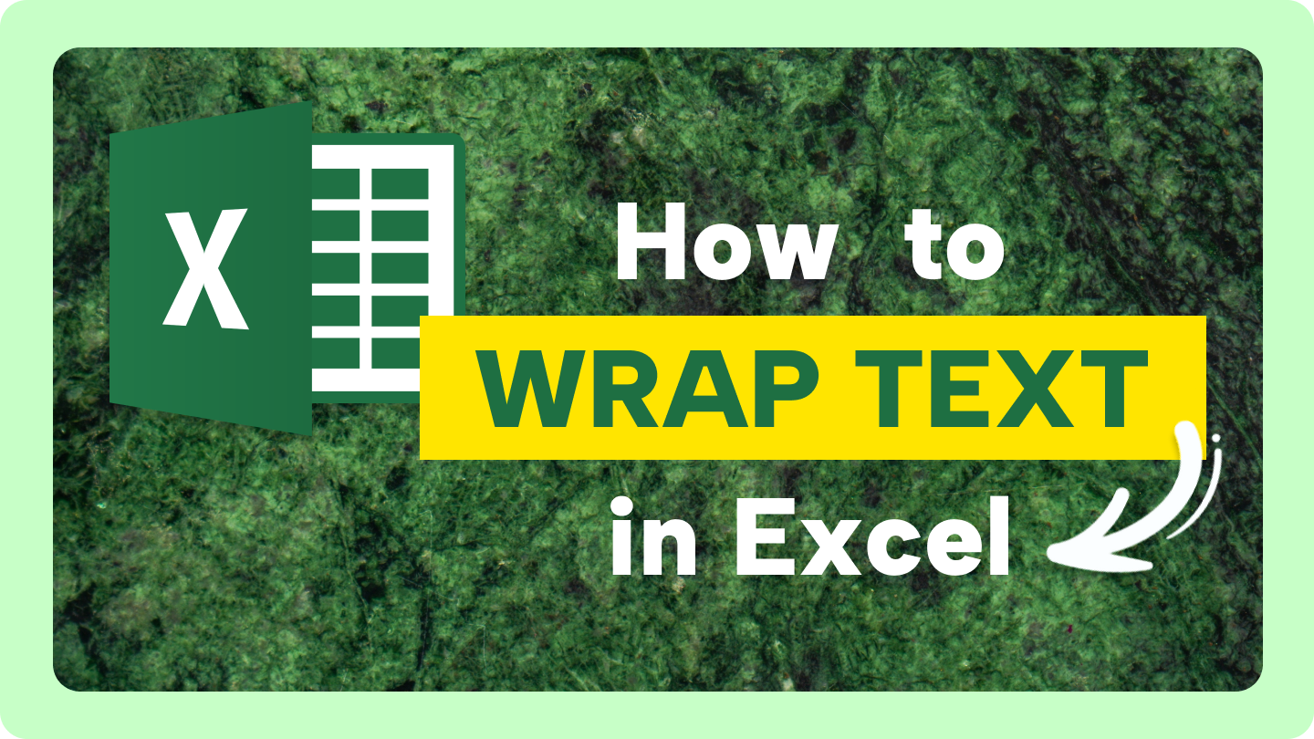 how to text wrap in excel