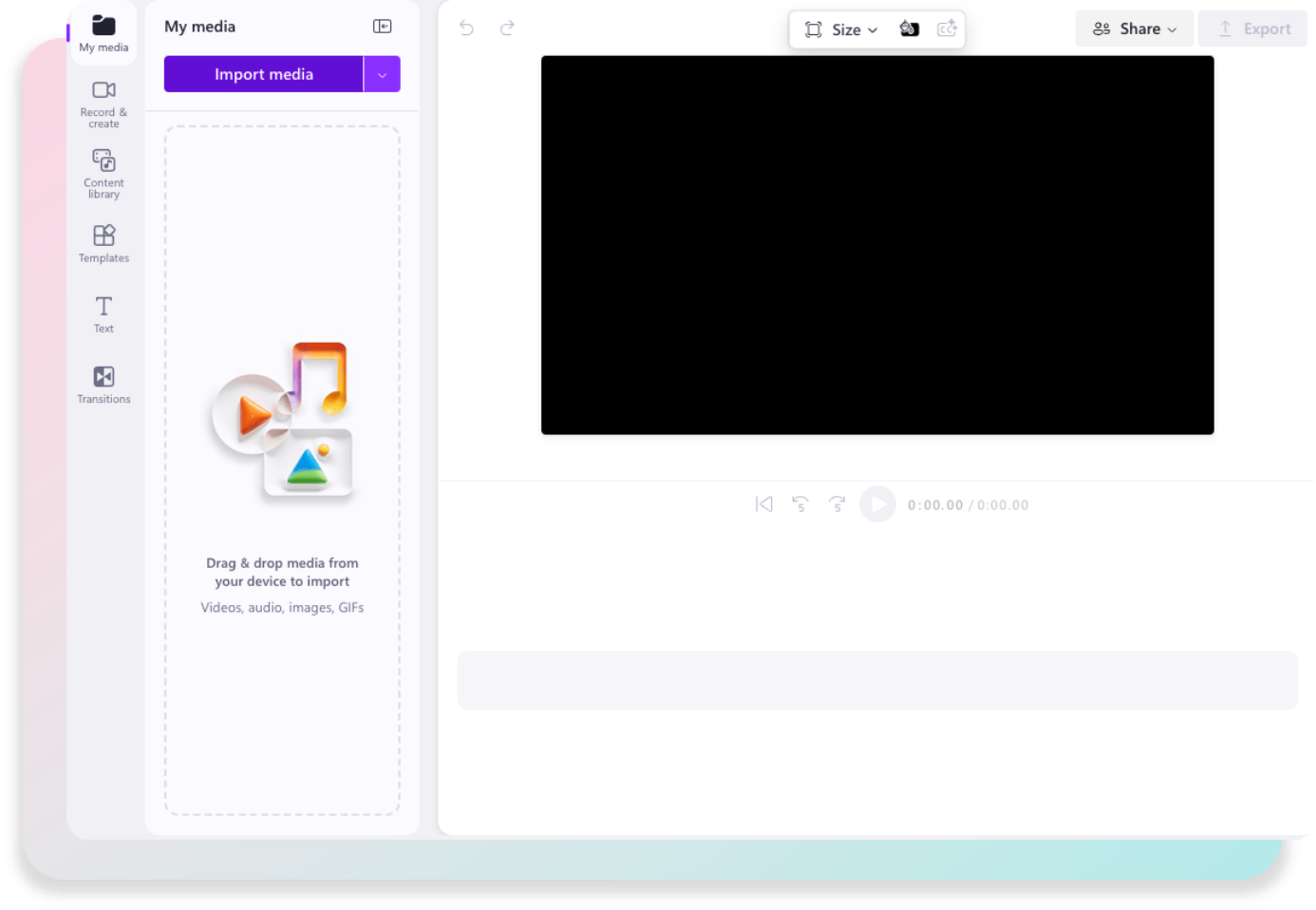 Clipchamp AI video editor