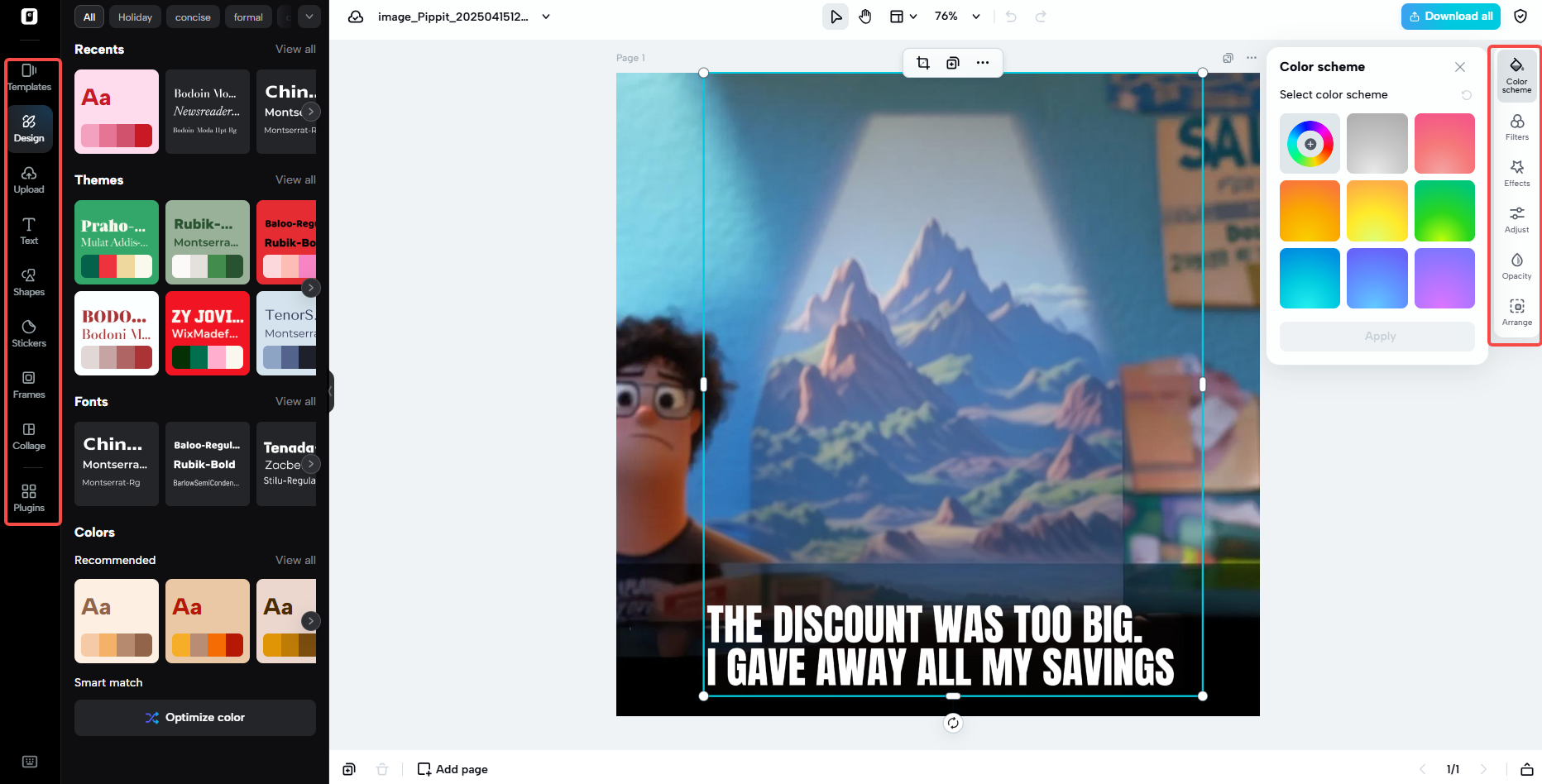 Pippit image editor