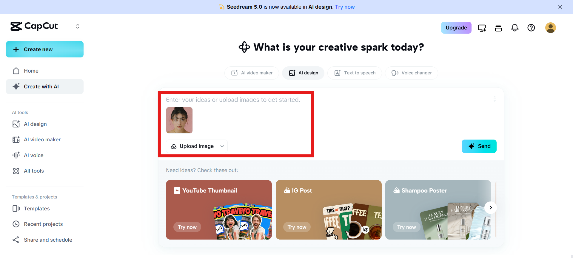 Upload your reference image