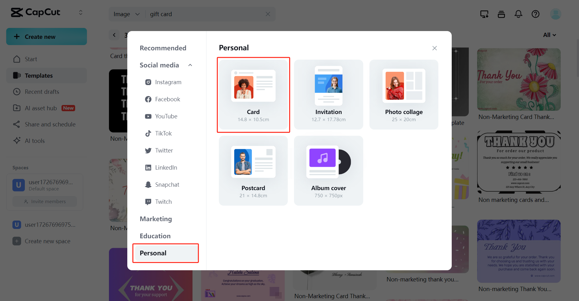 Start with a blank canvas