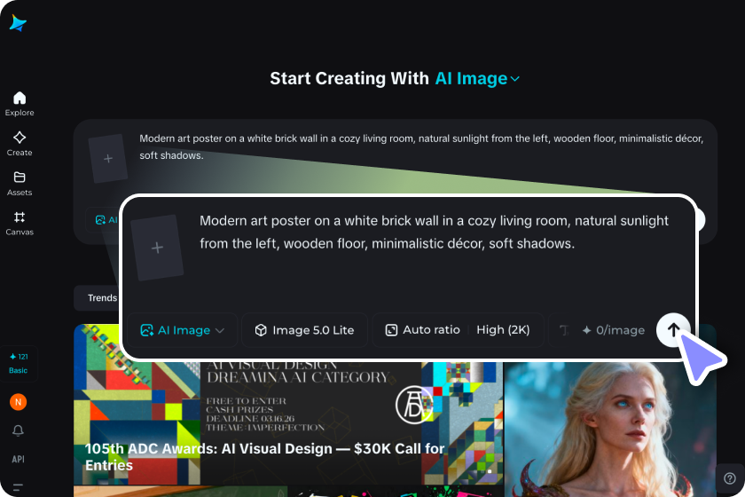 Upload your poster design