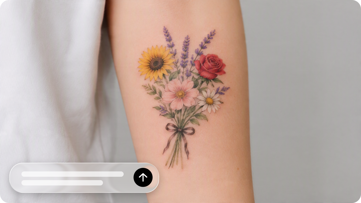 Gerar qualquer flor de nascimento com text-to-image
