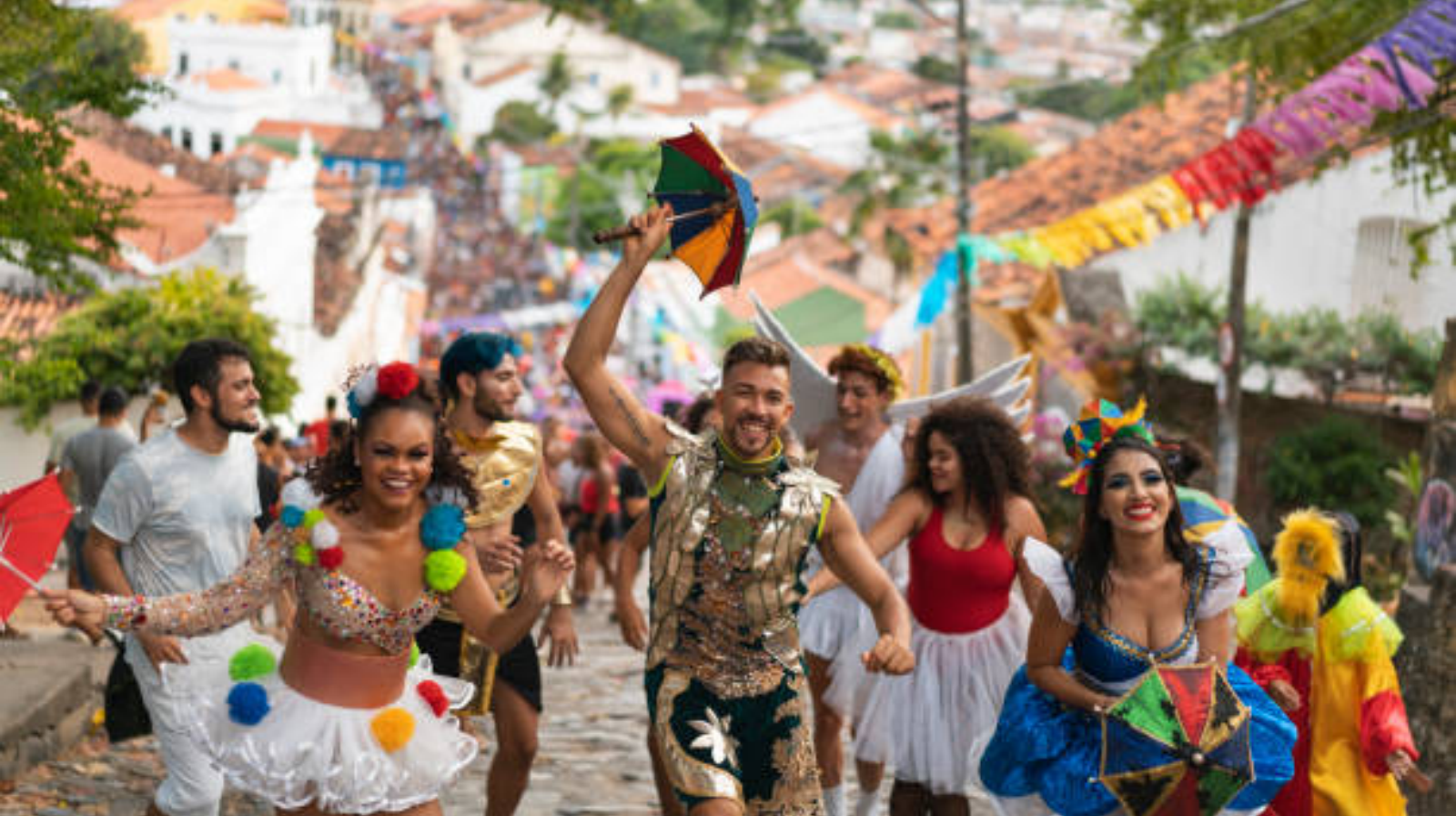 Remoção de fundo de vídeo para criar composições criativas de Carnaval