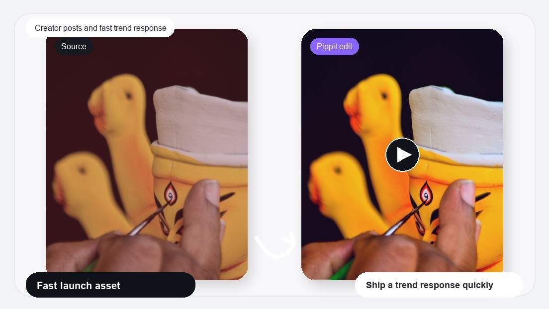 Color Wheel Trend Video Maker realistyczny obraz dla postów twórców i szybkiej odpowiedzi na trendy