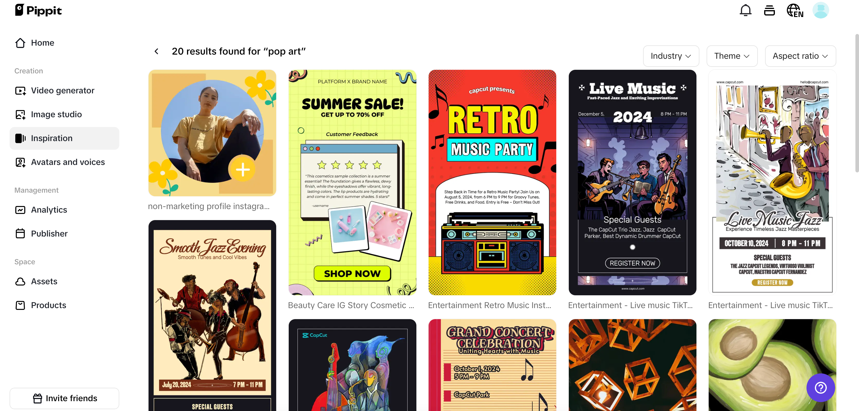 Customizable art templates