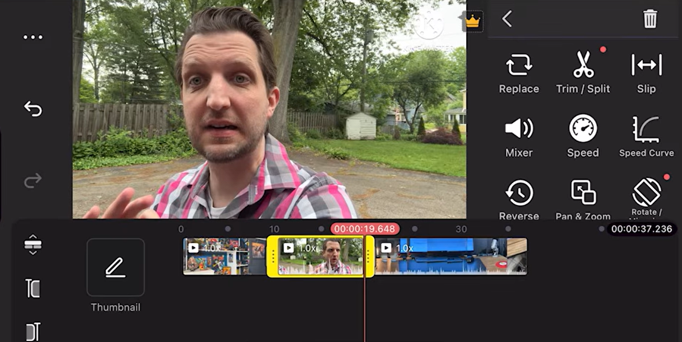 Enhance the video with creative elements