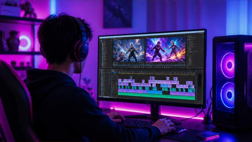 Free Fire gaming edit template workflow visual