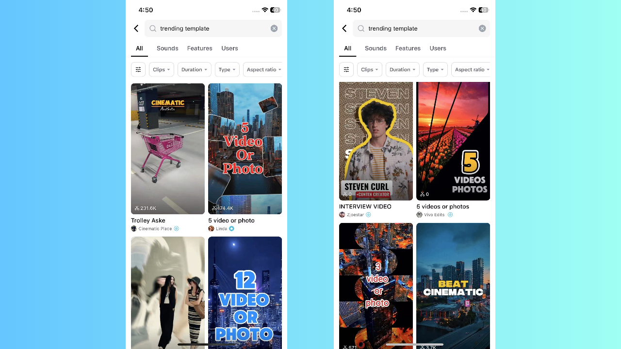 Trending beat template