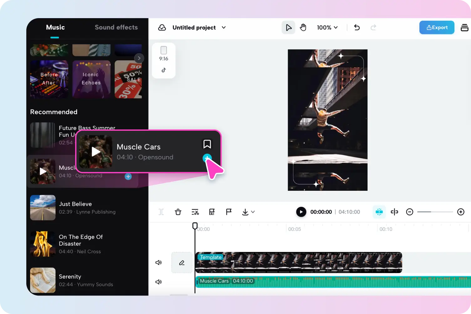 Crea y edita tu video de baile