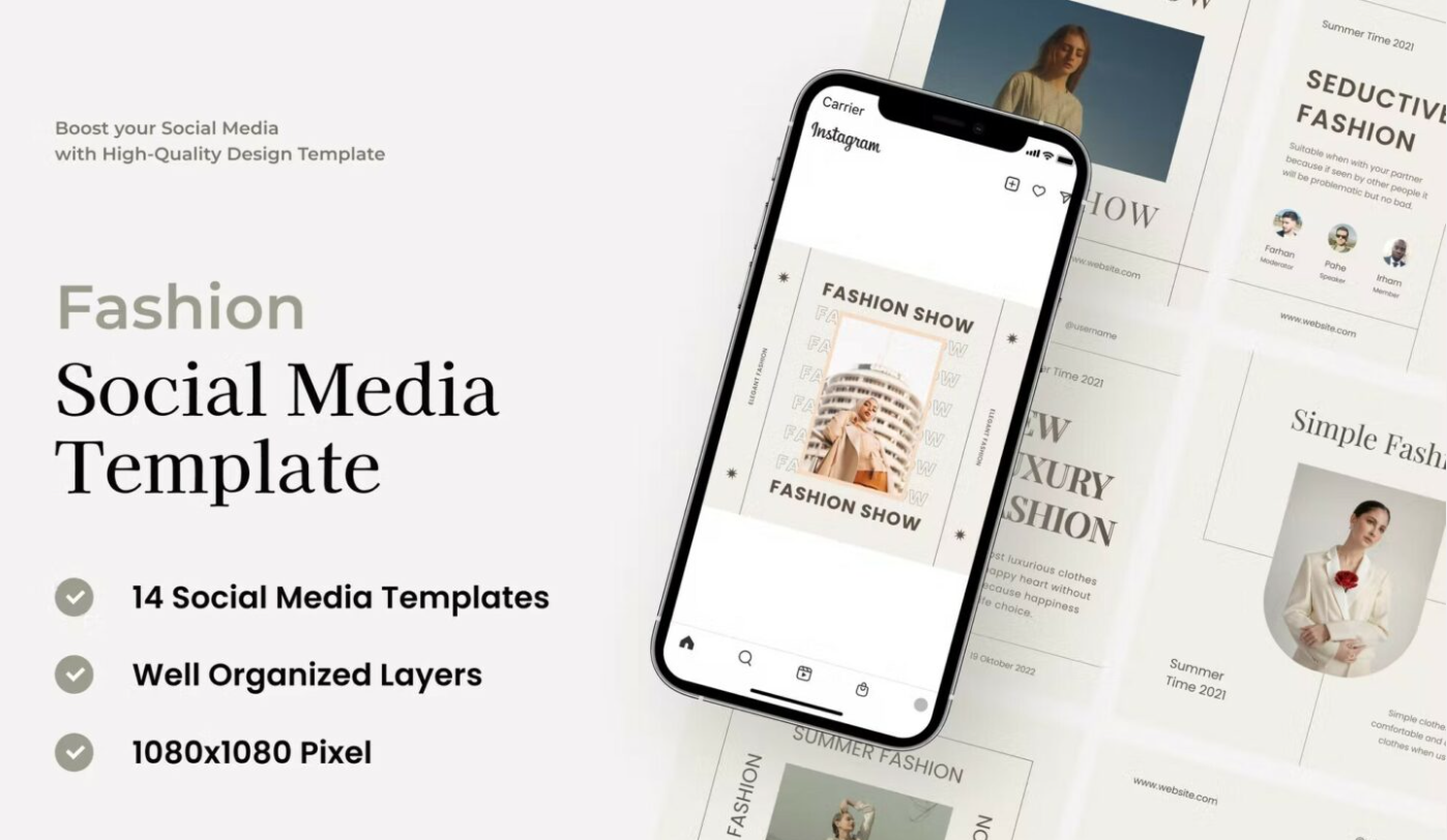 Figma Instagram templates