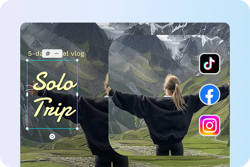 Creative social media posts