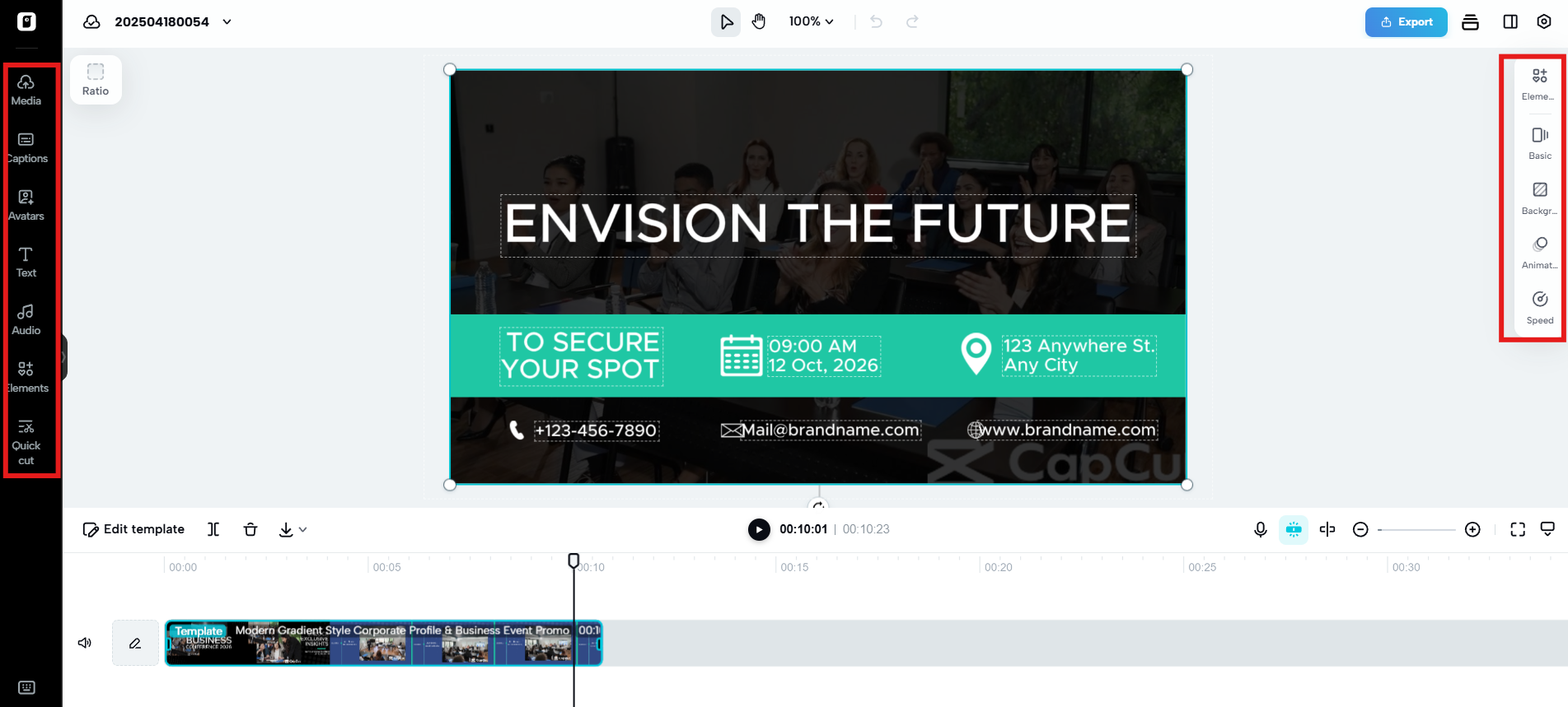Edite e melhore o vídeo