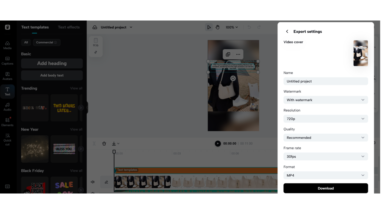 Advanced video compression