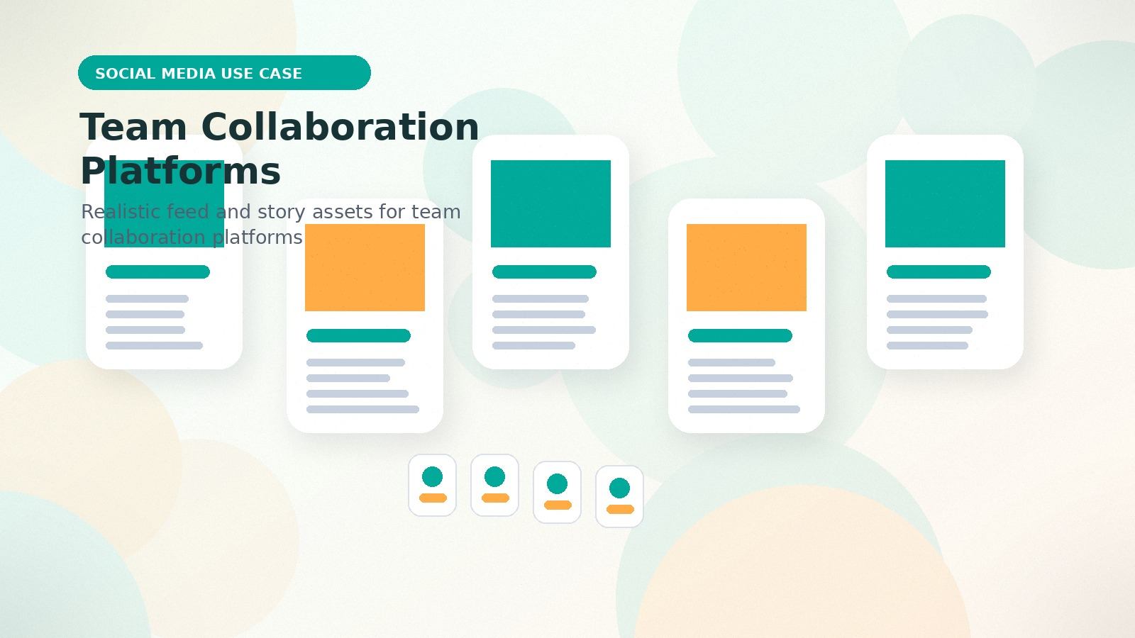 Team Collaboration Platforms realistic social media use case visual for team collaboration platforms