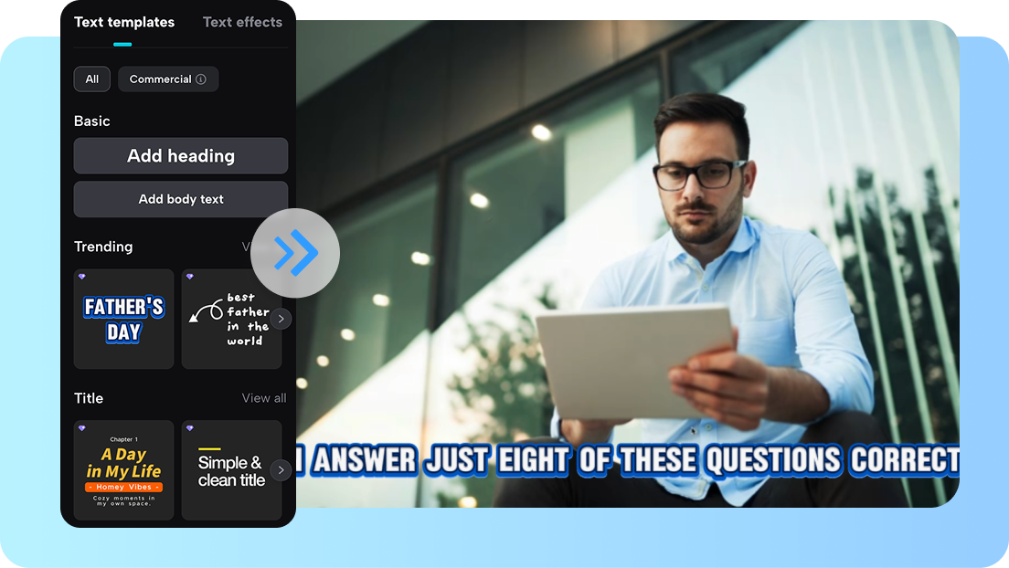 CapCut Web의 자막 제작기에서 다양한 자막 템플릿을 탐색해보세요
