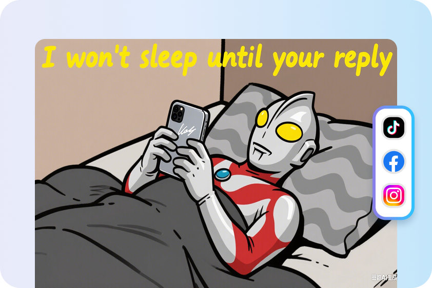 Social media posts creation